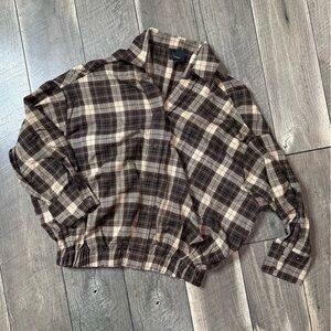 Lumiere Plaid Pullover Long Sleeve